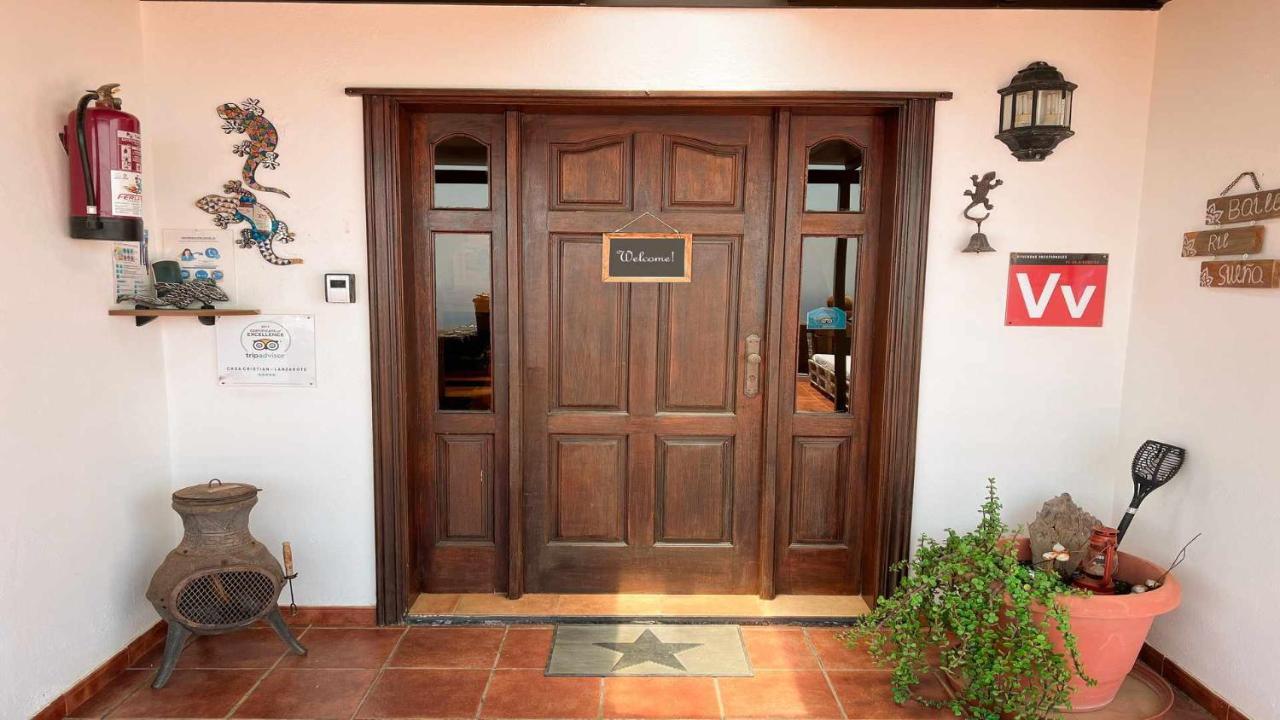 Preciosa Casa Cristian Y Maria Con Piscina Privada Villa Tias Exterior photo